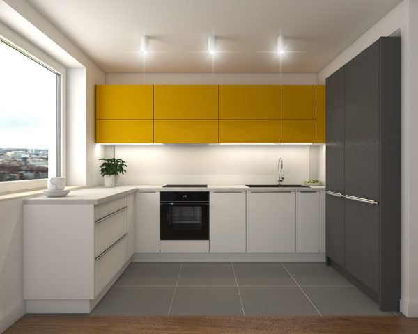 Kolekcja Soft Lack kolor Biały + Curry + Quartzgrau